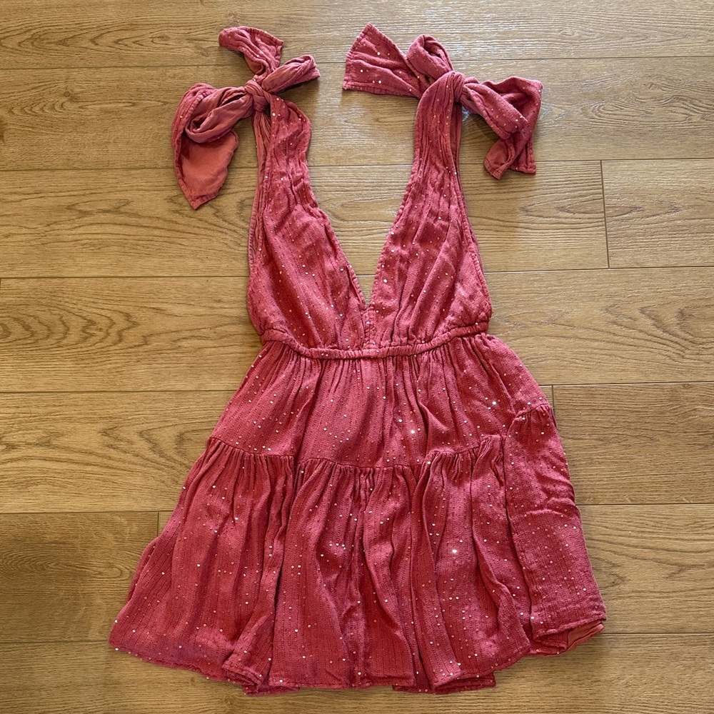 Sundress Sequin Mini Dress